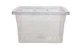 Image - Whitefurze Spacemaster Storage Box, 45cm, Clear