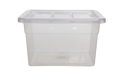 Image - Whitefurze Spacemaster Storage Box, 22L, Clear
