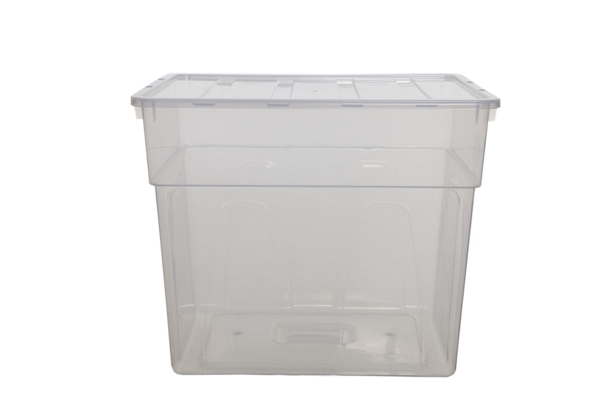Image - Whitefurze Spacemaster Storage Box, 34L, Clear