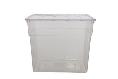 Image - Whitefurze Spacemaster Storage Box, 34L, Clear