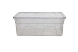 Image - Whitefurze Spacemaster Mini Storage Box, 38cm, Transparent