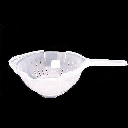 Image - Whitefurze Plastic Colander with Handle, Clear