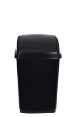 Image - Whitefurze 50L Large Swing Top Bin Black