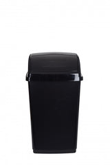 Image - Whitefurze Swing Top Bin, 30L, Black