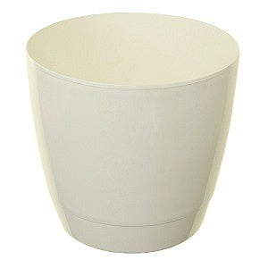 Image - Whitefurze Round Indoor Pot, 20cm, White