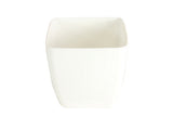 Image - Whitefurze Indoor Pot Square, 16cm, White