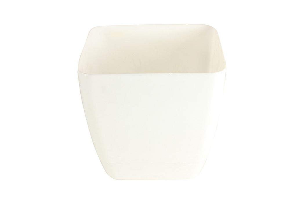 Image - Whitefurze Square Indoor Pot, 20cm, White