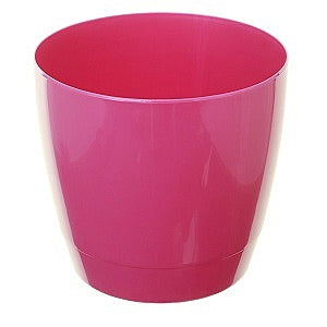 Image - Whitefurze Round Indoor Pot, 16cm, Fuchsia