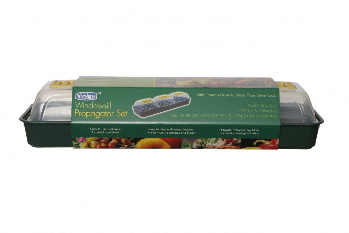 Image - Whitefurze Windowsill Propagator Set, Green