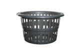 Image - Whitefurze 48cm Round Laundry Basket Silver