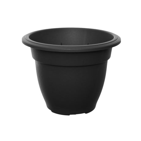 Image - Whitefurze Round Bell Planter, 20cm, Black