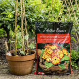 Image - Whitefurze Bell Black Planters + Trough +  J. Arthur Bower's 50L Compost Bundle