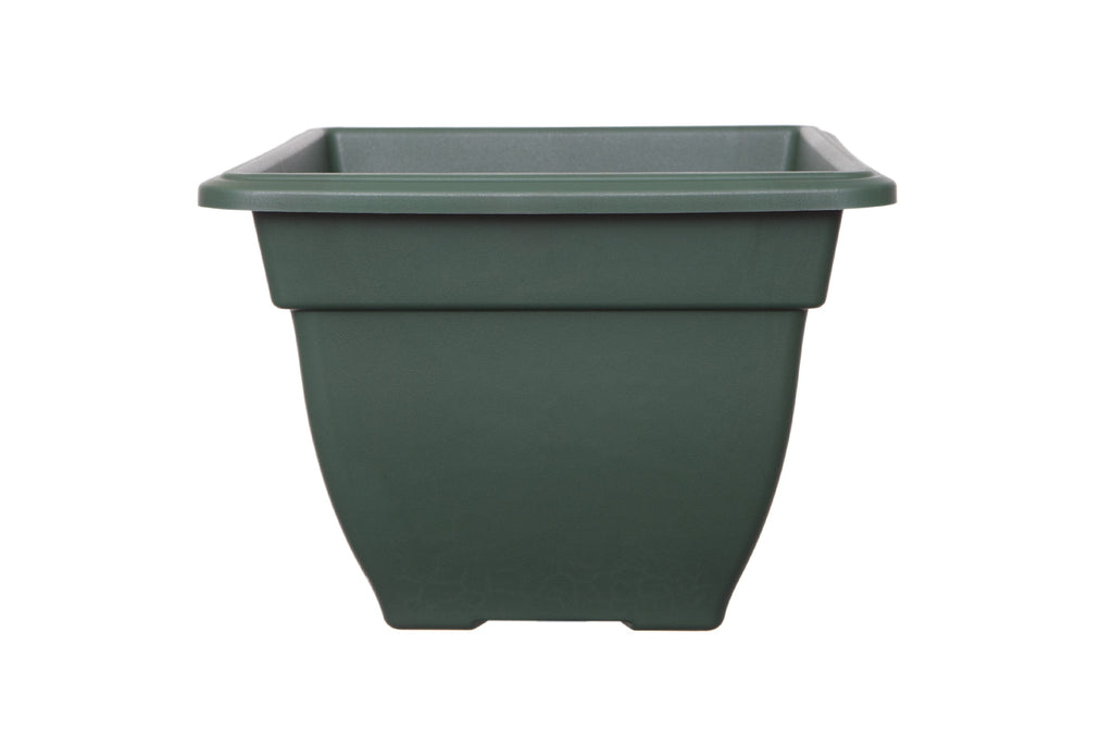 Image - Whitefurze 38cm Square Bell Planter, Green