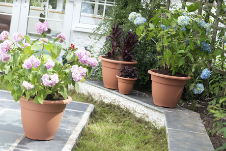 Image - Whitefurze Round Bell Planter, 55cm, Forest Green