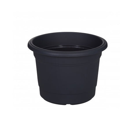 Image - Whitefurze Round Milano Planter, 30cm, Gunmetal Grey