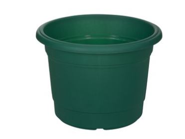 Image - Whitefurze 35cm Round Milano Planter, Green