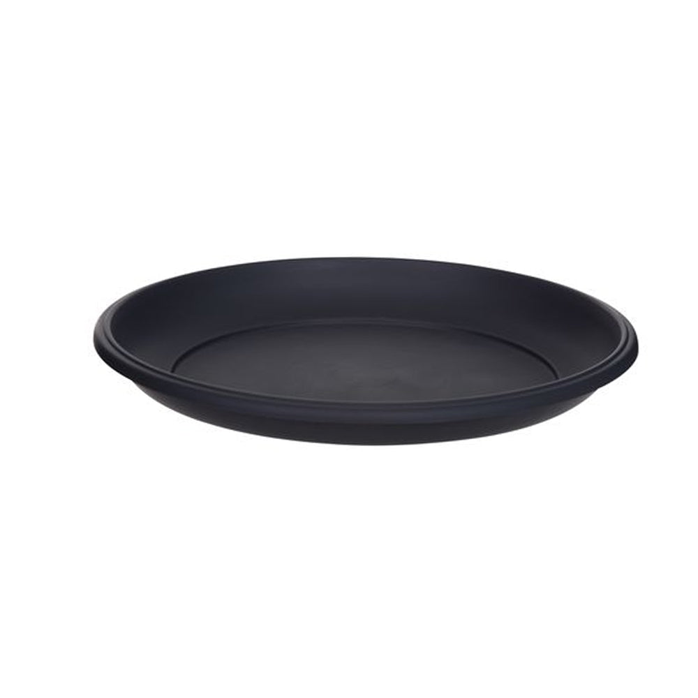 Image - Whitefurze 29cm Milano Saucer, Gunmetal Grey