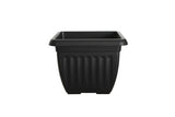 Image - Whitefurze Square Athens Planter, Black, 30cm
