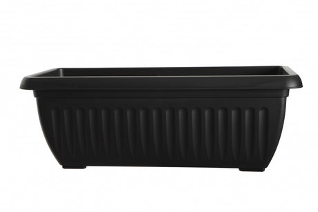 Image - Whitefurze Athens Patio Planter, 70cm, Black