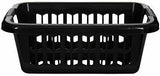 Image - Whitefurze 59cm Rectangular Laundry Basket, Black