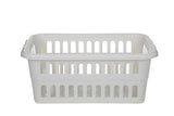 Image - Whitefurze 59cm Rectangular Laundry Basket Cream