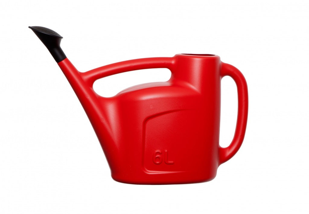 Image - Whitefurze Watering Can, 6L, Red