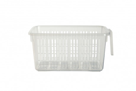 Image - Whitefurze Handy Basket with Handle, Clear, 26cm