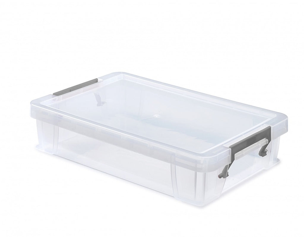 Image - Whitefurze Allstore Storage Box, 5.5L, Clear