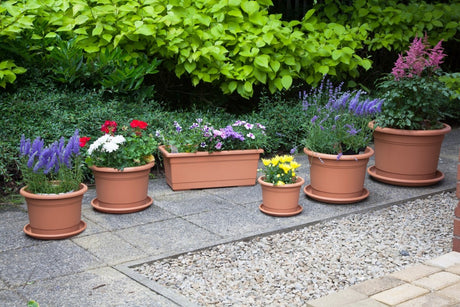 Image - Whitefurze Milano Planter, 60cm, Terracotta