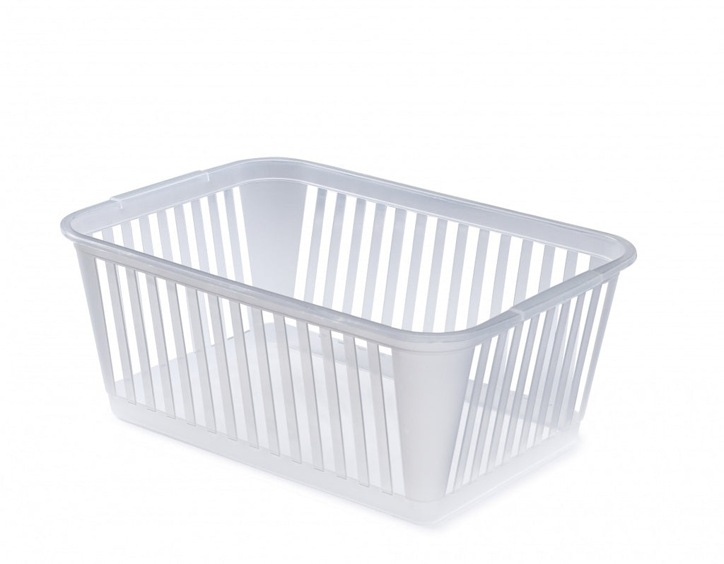 Image - Whitefurze Handy Basket, 37cm, Clear