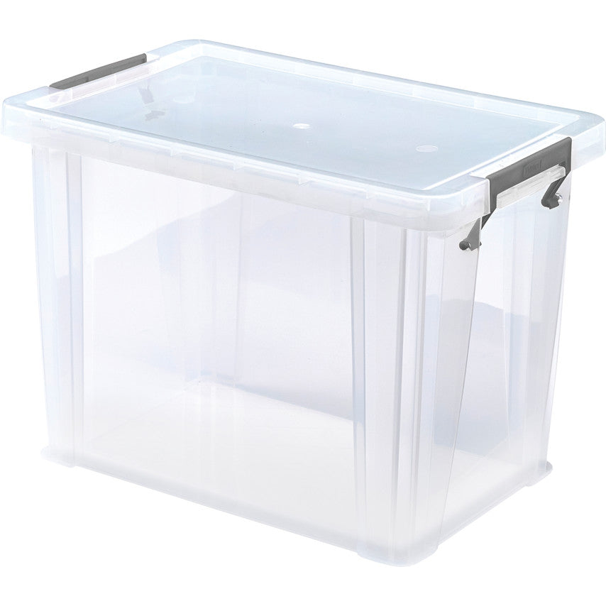Image - Whitefurze 18.5L Allstore, Natural with Silver Clamps
