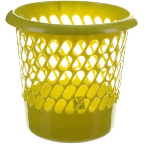 Image - Whitefurze Waste Paper Basket, 30cm, Lime Green