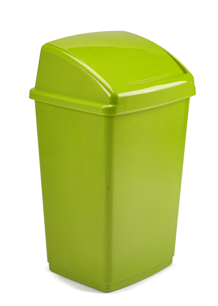 Image - Whitefurze 50L Large Swing Top Bin, Leaf Green