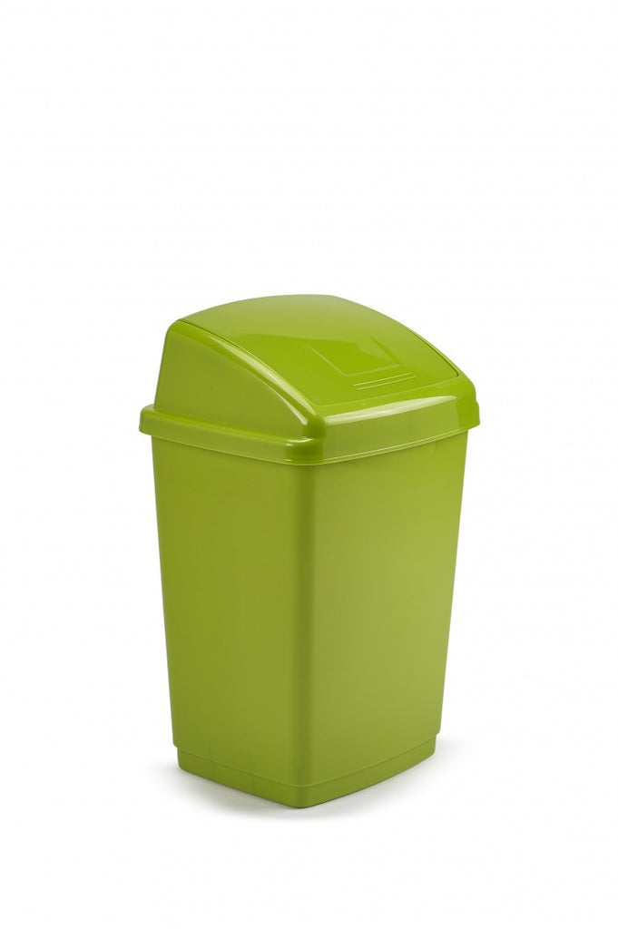 Image - Whitefurze Swing Top Bin, 30L, Leaf Green