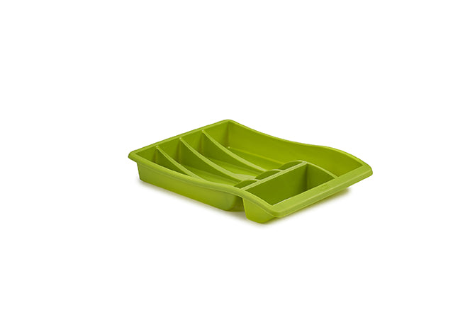 Image - Whitefurze Cutlery Tray, Leaf Green