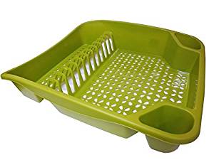 Image - Whitefurze Dish Drainer, Large, Leaf Green