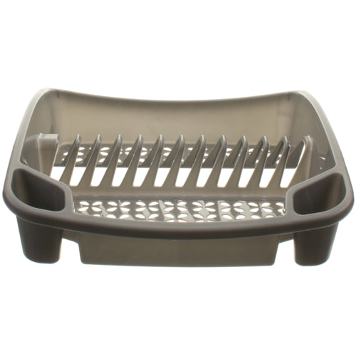 Image - Whitefurze Dish Drainer, Plastic, Silver, 39 cm