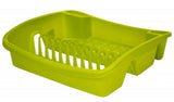 Image - Whitefurze Dish Drainer, Plastic, Green, 39 cm