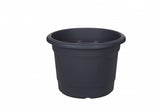 Image - Whitefurze Milano Round Planter, 40cm, Grey