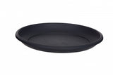 Image - Whitefurze Milano Round Saucer, 40cm, Grey