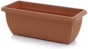 Image - Whitefurze Window Box, 60cm, Terracotta