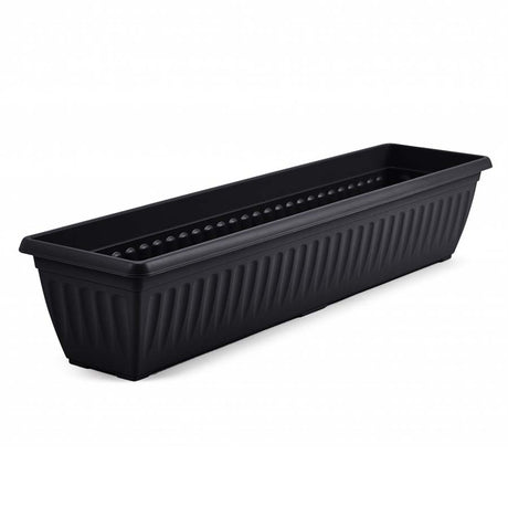 Image - Whitefurze Athens Window Box, 90cm, Black