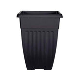 Image - Whitefurze Tall Athens Planter, 55cm, Black