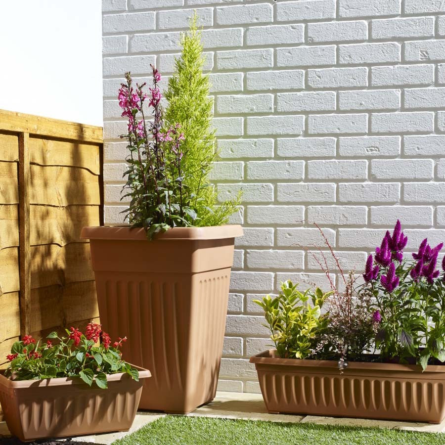Image - Whitefurze Tall Athens Planter, 55cm