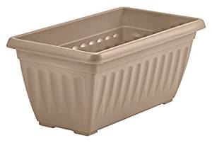 Image - Whitefurze Athens Windows Box Taupe, 40cm