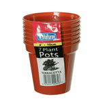 Image - Whitefurze Garden Pot Set, 10cm, 7pcs, Terracotta