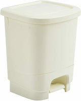 Image - Whitefurze Pedal Trash Bin, 8 Litre, White