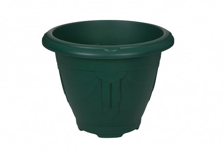 Image - Whitefurze Round Venetian Planter, 58cm, Forest Green