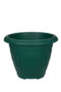 Image - Whitefurze Round Venetian Planter, 43cm, Forest Green