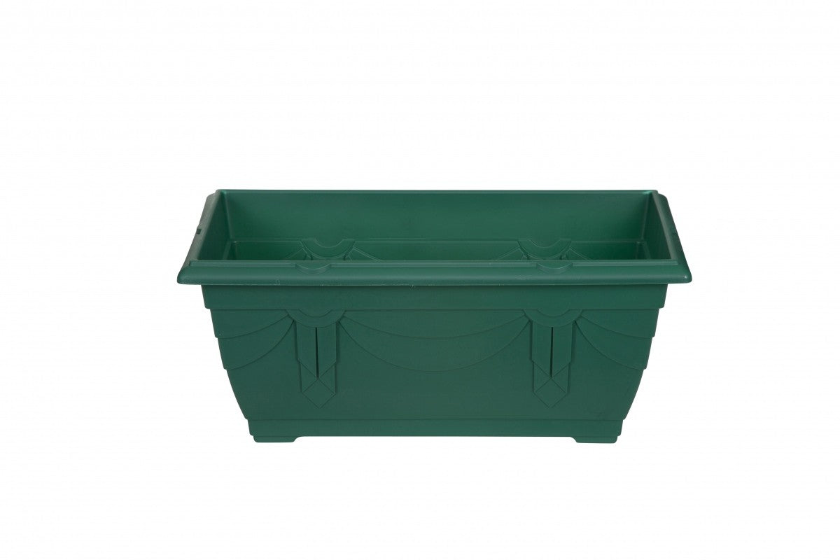 Image - Whitefurze Venetian Window Box, 40cm, Forest Green
